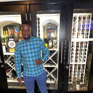 Burberry Alexander men blue long sleeve shirt